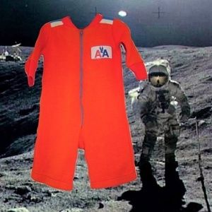 1970 vintage jumpsuit american airlines size large